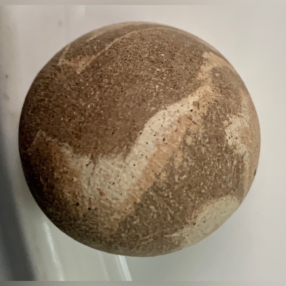 Vintage 1” 25.5mm Large Swirled Clay Marble - Picture 10 of 13